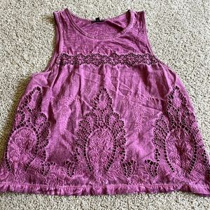 Purple tank top from express size medium